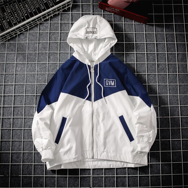 1冲锋衣男休闲情侣大码中性日系外套宽松工装夹克网格7108P50控68,男装夹克,星座226-2