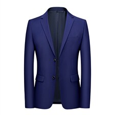 87882-1男士2023年春季新款长袖纯色西服便服正装小西装免烫P118图片