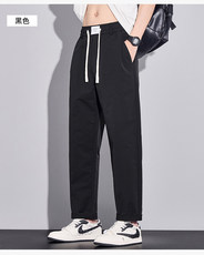 2025男款休闲裤夏季冰丝薄款速干透气直筒宽松长裤K8303-P30，男装休闲裤，星座610（原A335）