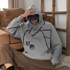 【】A003-HW3081-P55冬装新款加绒连帽男士卫衣港风2，男装卫衣，电商A003