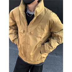 美式复古三防工装羽绒棉服男外套棉衣冬季短款户外棉袄加厚p118，男装棉衣，电商C307