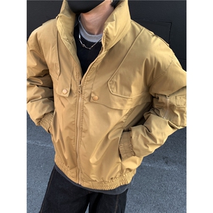 美式复古三防工装羽绒棉服男外套棉衣冬季短款户外棉袄加厚p118图片