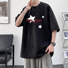麂皮绒短袖t恤男大码半袖男大皂风JD82379-P25，男装T恤，电商A040
