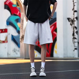 五分裤男女韩版潮流刺绣字母百搭2026夏季ins休闲短裤K6220-P26图片