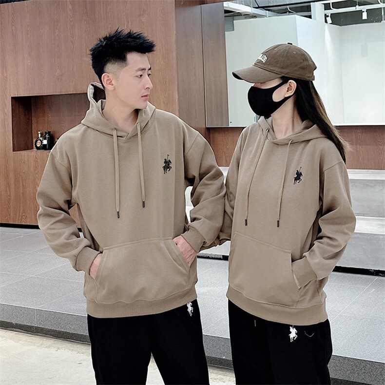 时尚潮流秋季男士宽松长袖卫衣休闲百搭舒适外套男装,男装卫衣,德尔信羊绒
