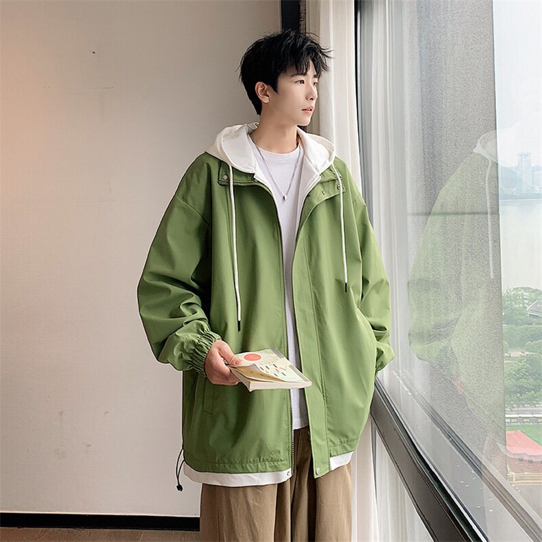 秋季现货假两件夹克男三防二开冲锋衣外套DSA157B-JK763-P68,男装夹克,电商A157B