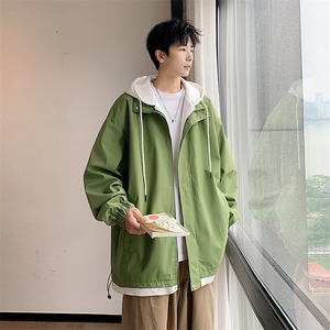 秋季现货假两件夹克男三防二开冲锋衣外套DSA157B-JK763-P68图片