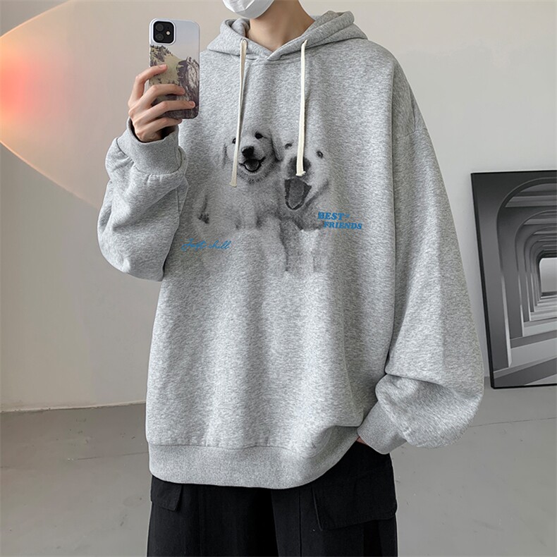 连帽卫衣男大码胖子帽衫大号运动服WY2455-P35,男装卫衣,电商A040