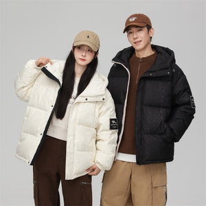 新标90白鸭绒连帽羽绒服时尚休闲简约百搭外套BL0617-P268图片