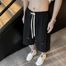24年短裤男士夏季薄款速干休闲裤运动五分沙滩大裤衩子裤子DK027，男装牛仔裤，星座601-2