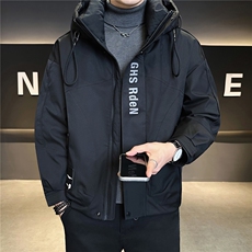 9817-P238-M-3XL标50绒店主风冬季户外冲锋衣休闲字母羽绒服男，男装夹克，电商B255