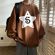 春季圆领卫衣男大码韩版宽松长袖外套S6368-P28，男装卫衣，电商A040