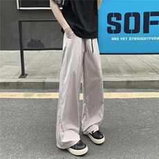 ！2025夏季新款男士直筒宽松休闲裤冰丝长裤310A-4-KZ93-P35，男装休闲裤，星座310A-4