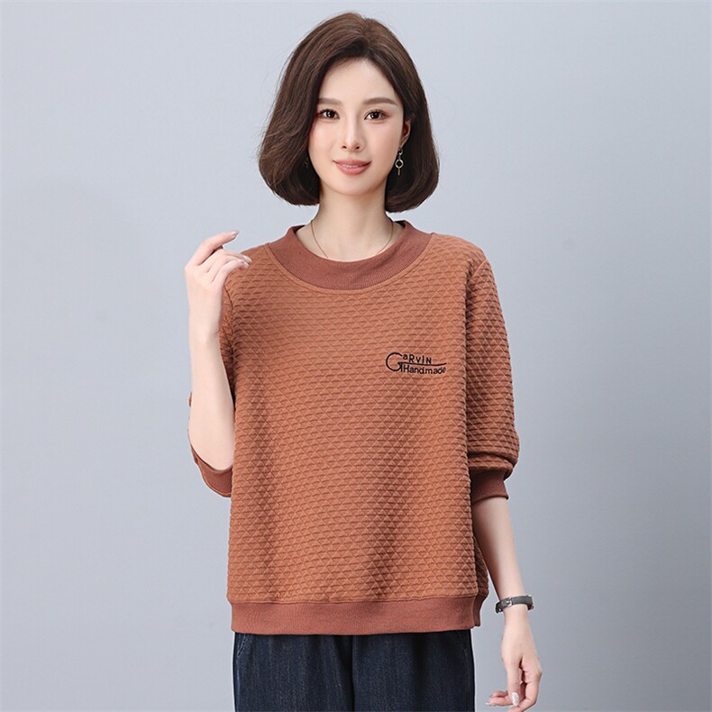时尚宽松长袖卫衣女秋装新款韩版百搭显瘦休闲上衣学生外套潮,女装卫衣/绒衫,悦见她