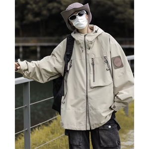 美式机能户外三防软壳冲锋衣外套男春秋防水防风运动夹克 JK1126图片