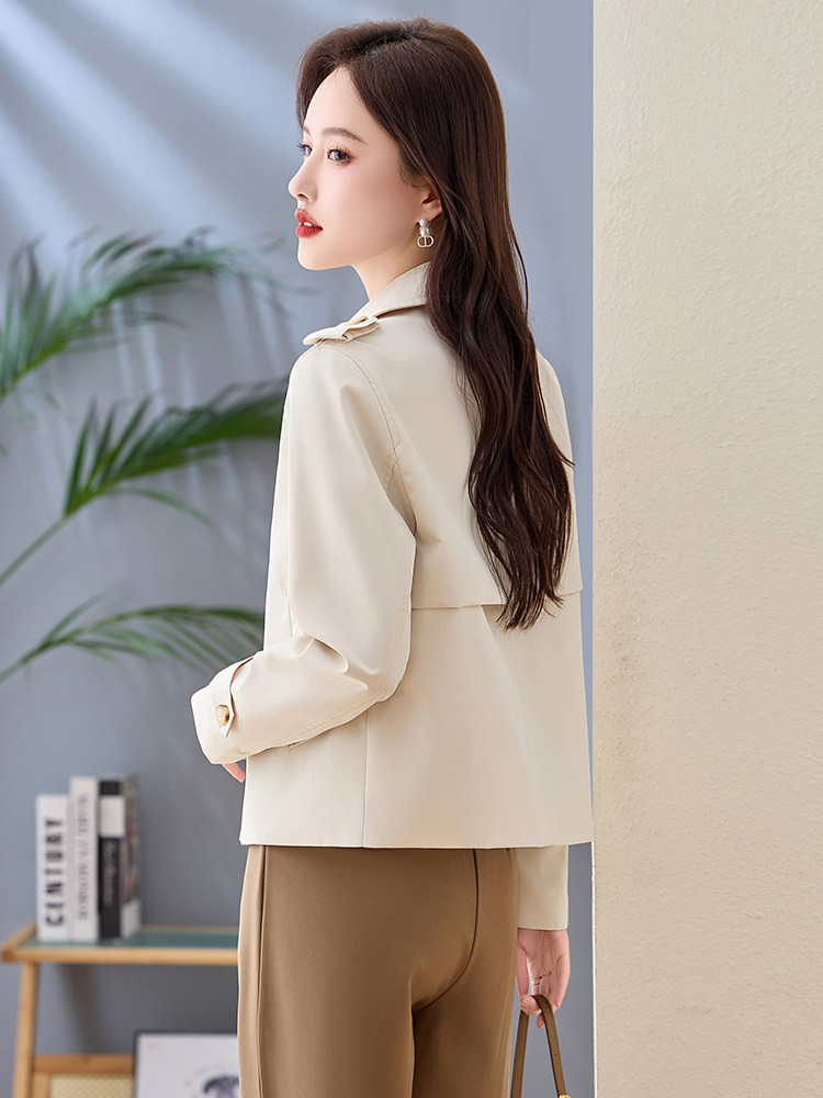 短外套女2026新款春季小个子纯色时尚简洁大气女士减龄通勤,女装短外套,恋慕依尚