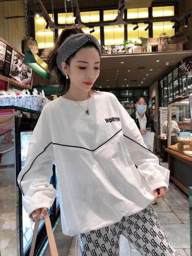 韩版拼接款百搭，女装，一杭