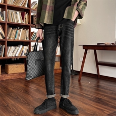 2025秋上新轻熟风修身小脚男士牛仔裤子D711/P68，男装牛仔裤，电商B381-2