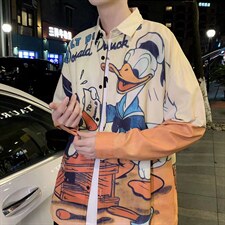 长袖衬衫春款男港风潮流S25P38，男装衬衫，星座1116-2