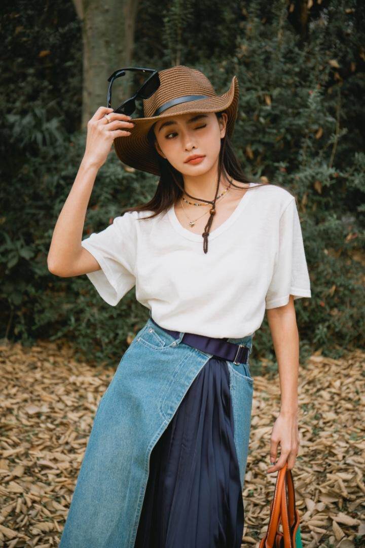 设计拼接半裙，女装半身裙，是爱 SHI AN