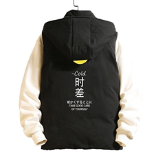 MJ47047-P80棉马甲男士大码加厚棉背心男坎肩男砖墙，男装背心/马甲，电商A040A