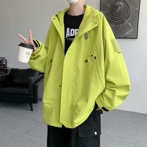冲锋衣外套男春秋户外徒步登山服夹克潮牌痞帅高级感JK90-P85图片
