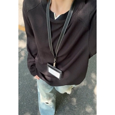 2026HT25287改长秋季女模V领长袖T恤M-5XHT25614-特P25，男装T恤，电商A022