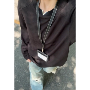 2026 HT25287改长 秋季女模V领长袖T恤M-5X HT25614-特P25图片