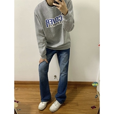 B221美式ins高街暗黑光版修身微喇牛仔裤LK23137-P55控78，男装牛仔裤，电商B221