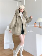 【现货】冬季新款2021新款双面羊绒可脱卸派克服，其它，珍·洛曼