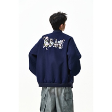 美式重磅学院风万针刺绣棒球服夹克WT2521-P92-控168，男装夹克，星座609
