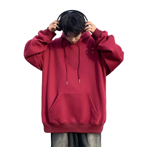 ！连帽圆领卫衣男装港风帽衫男 LM144-P35图片