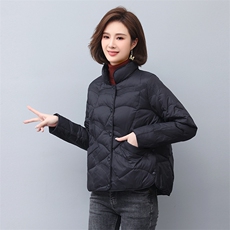 2022新款冬季保暖轻薄立领羽绒服女短款修身显瘦外套，女装羽绒服，依恋蒂丝