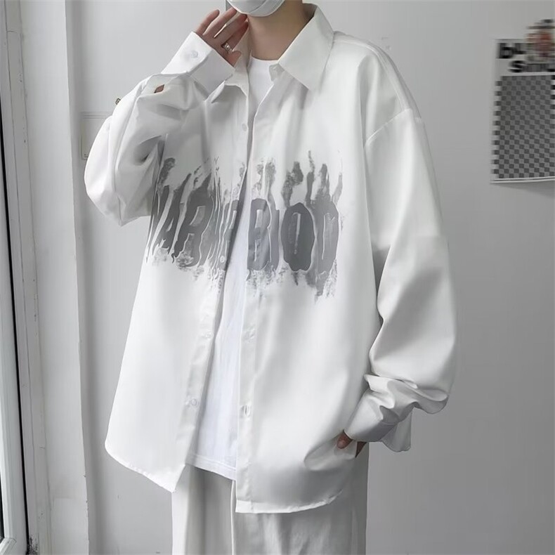 SSQ-804-P36新款青春流行文艺长袖男百搭日常防晒衬衫，男装防晒衣，电商B323A