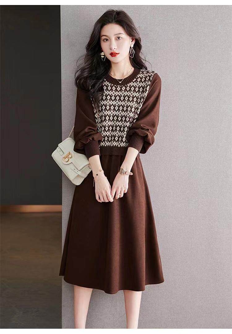 秋装新款连衣裙，女装连衣裙，琴菲儿