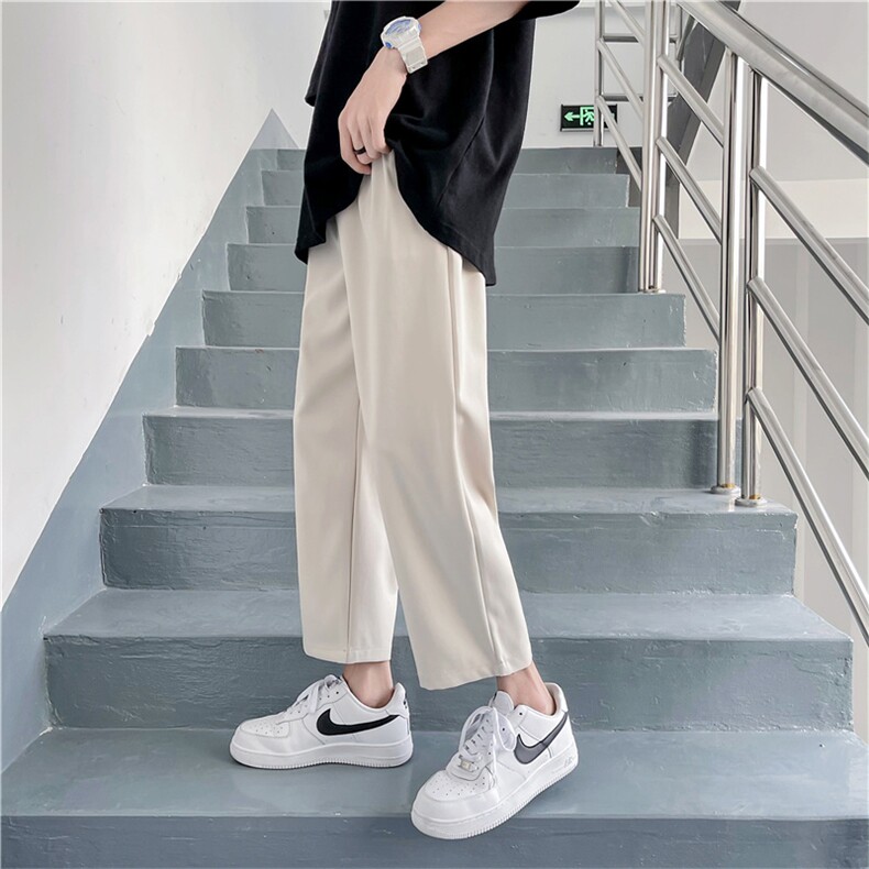 新款西装裤男潮夏季男女ins港风潮流夏季裤子宽松西裤潮CX03-P35,男装西裤,星座1008
