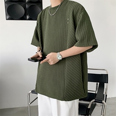 夏季新款休闲圆领短袖T恤宽松休闲百搭上衣，男装T恤，星座410-7