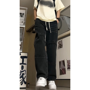 高转化2026春夏宽松直筒牛仔裤A437特P55控78图片
