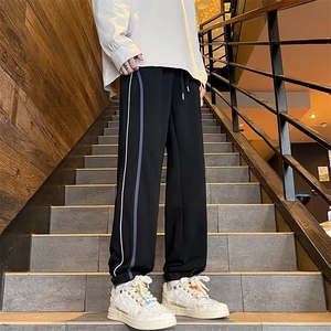 美式束脚卫裤男生春季休闲运动裤子潮牌图片