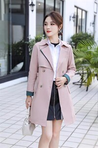 [现货]秋季  收腰时装风衣图片