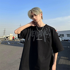 240g美式重磅短袖T恤FSDX266M-5XL特批25无差价控48，男装T恤，电商B219B