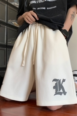 抖音直播品质7个高点击港风五分裤男短裤X416b-1-DK386-P45限58，男装牛仔裤，星座416B-1