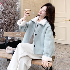 【新款】双面穿皮毛一体外套2C131-696-P185K268，女装短外套，2C131