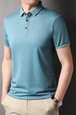 BSS503男士2023年夏季新款百搭T恤男短袖商务休闲体恤男装P50，男装T恤，电商B360