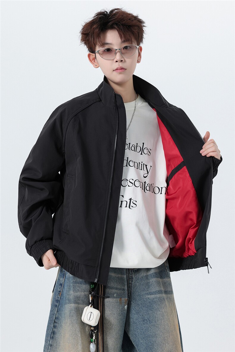 JK006无影墙备货15万件夹克聚酯纤维(M-5XL)TP3368,男装夹克,电商A088