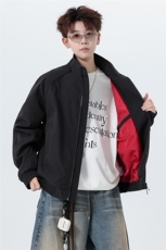 JK006无影墙备货15万件夹克聚酯纤维(M-5XL)TP3368，男装夹克，电商A088