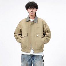 得物二开美式高街潮牌方格设计感夹克外套男2025秋季JK1245-P85，男装夹克，星座1103-3