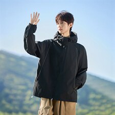 UPF50+有报告凉感轻薄透气宽松大码潮流防晒服DQC657-P48，男装防晒衣，电商B306