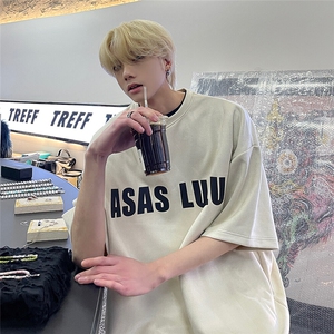 夏季新款麂皮绒印花短袖大码 M~5XL XZ604-DT300-P45控58图片
