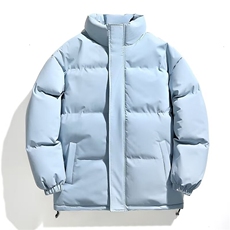 加绒加厚冬款男立领棉衣休闲保暖面包服棉袄外套MY1266P60，男装棉衣，星座1013-1